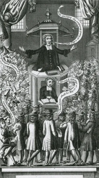 Framed Print : Burgess Preaches Framed Print : Burgess Preaches