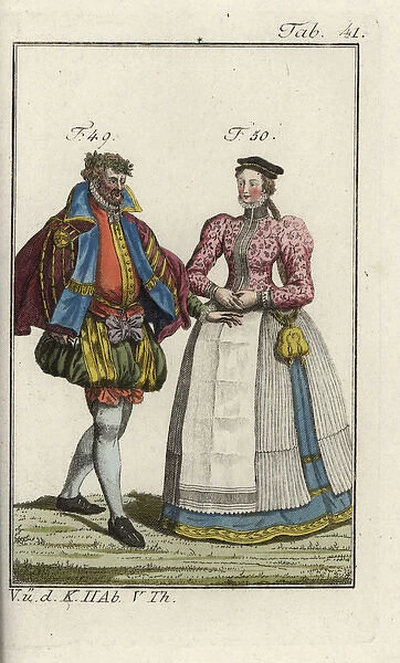 Burgher and woman of Nuremberg, 1577