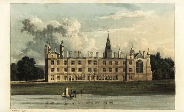 Framed Print : Burghley House, seat of Henry Cecil, Marquis of Exeter Framed Print : Burghley House, seat of Henry Cecil, Marquis of Exeter