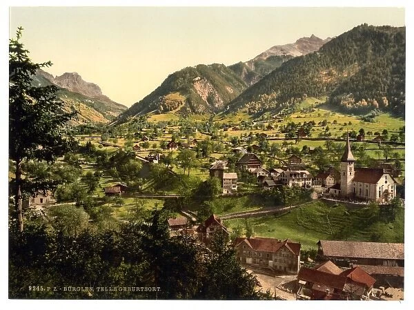 Burglen, Tells birthplace, Lake Lucerne, Switzerland
