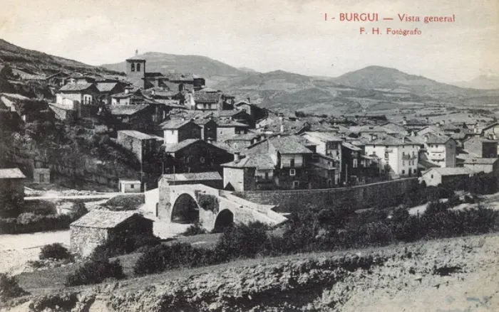 Framed Print : Burgui, Spain - General View Framed Print : Burgui, Spain - General View