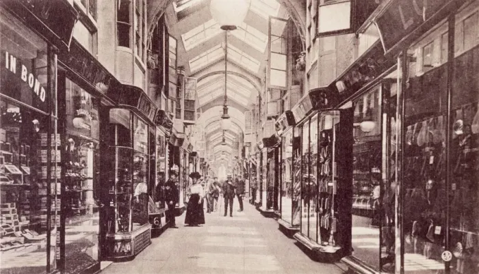 Framed Print : Burlington Arcade C1905 Framed Print : Burlington Arcade C1905