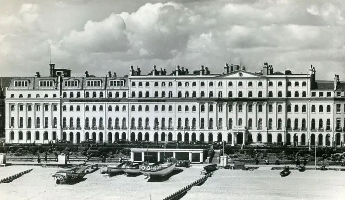 Framed Print : Burlington Hotel, Eastbourne, Sussex Framed Print : Burlington Hotel, Eastbourne, Sussex