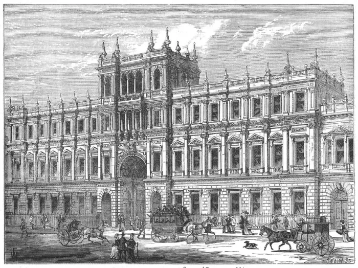 Framed Print : Burlington House Framed Print : Burlington House