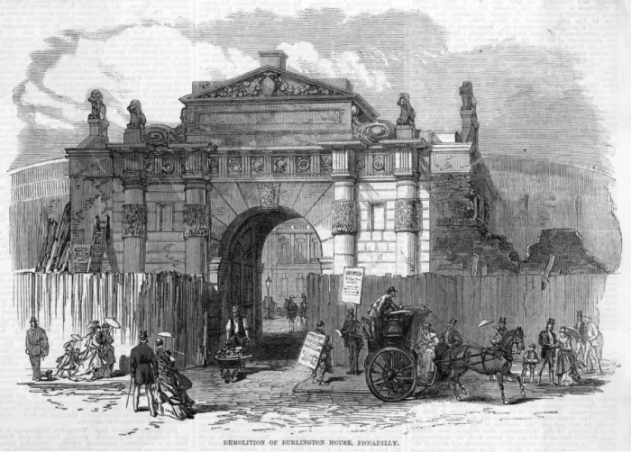 Framed Print : Burlington House Framed Print : Burlington House