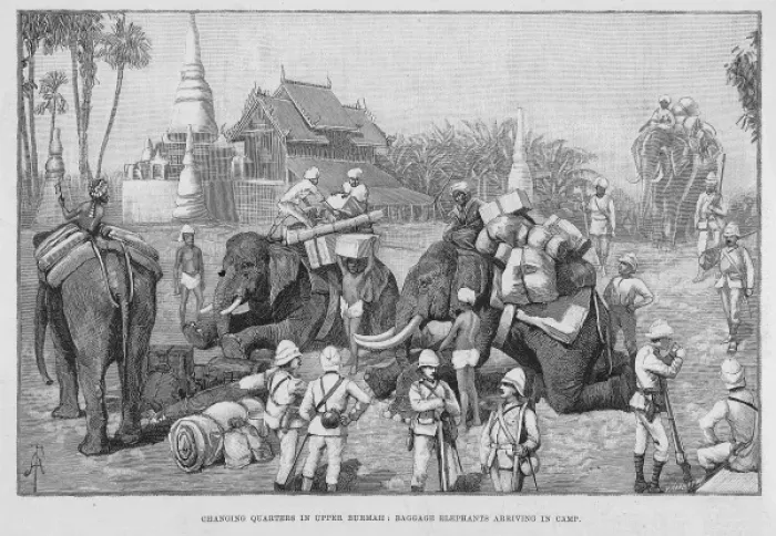 Framed Print : Burma 1887 Framed Print : Burma 1887