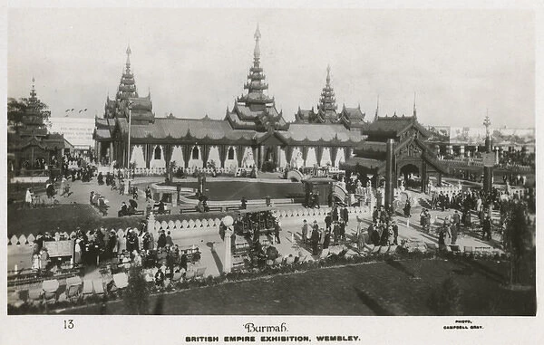 Burma Exhibit at the British Empire Exhibition, Wembley