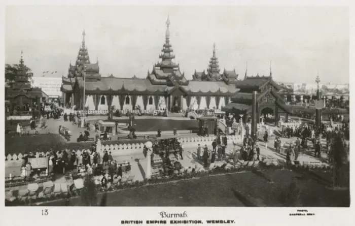 Framed Print : Burma Exhibit at the British Empire Exhibition, Wembley Framed Print : Burma Exhibit at the British Empire Exhibition, Wembley