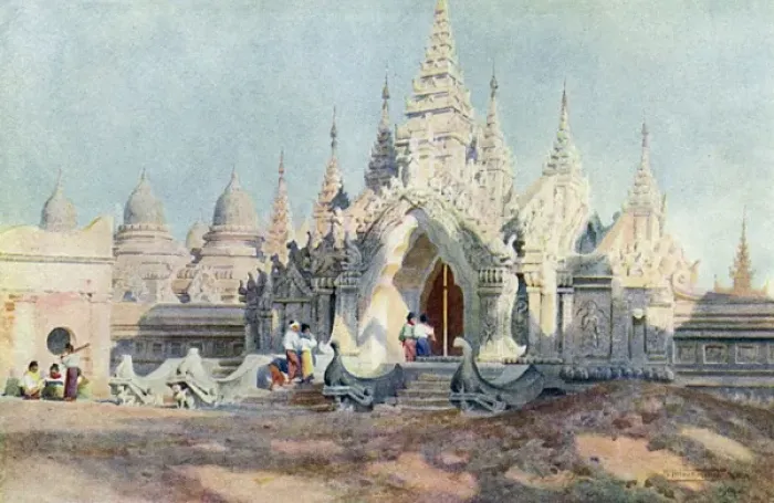 Framed Print : Burma / Mandalay Kuthodau Framed Print : Burma / Mandalay Kuthodau