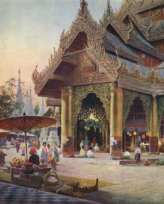 Framed Print : Burma / Rangoon Shwe Dagon Framed Print : Burma / Rangoon Shwe Dagon
