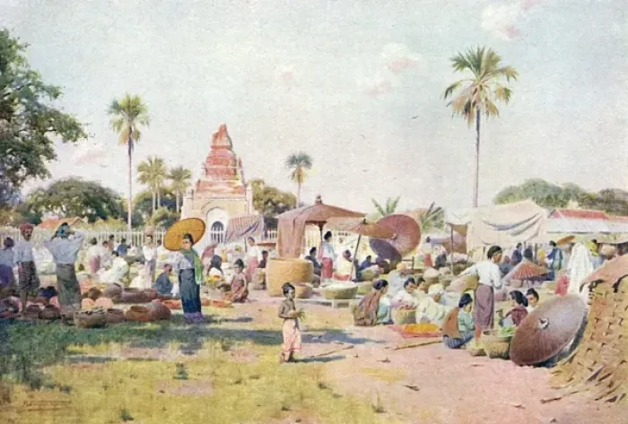 Framed Print : Burma / Taungdwingyi 1909 Framed Print : Burma / Taungdwingyi 1909