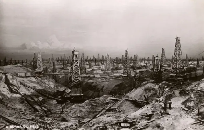 Framed Print : A Burmese Oilfield Framed Print : A Burmese Oilfield