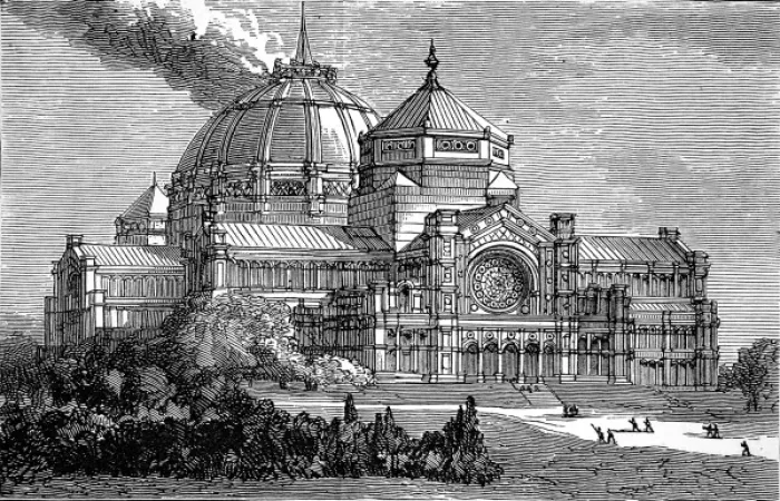 Framed Print : The Burning of the Alexandra Palace, 1873 Framed Print : The Burning of the Alexandra Palace, 1873