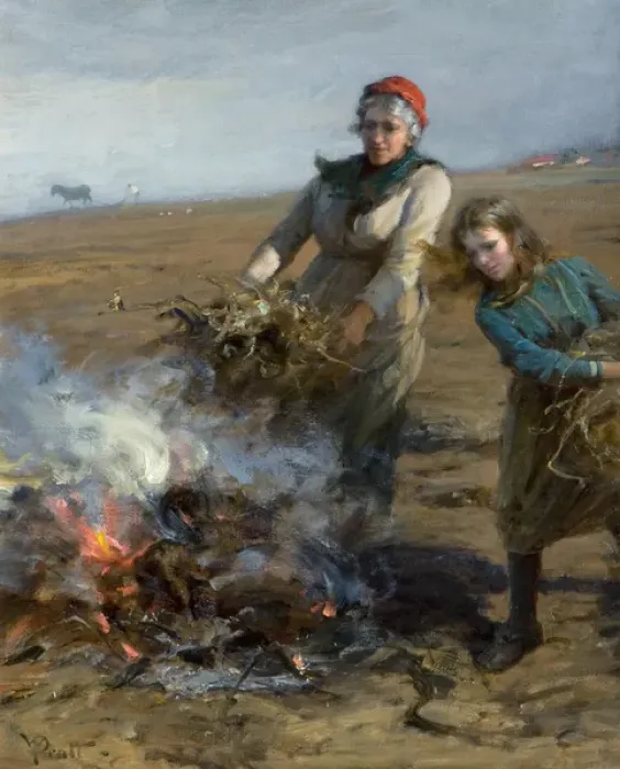 Framed Print : Burning the Shaws Framed Print : Burning the Shaws