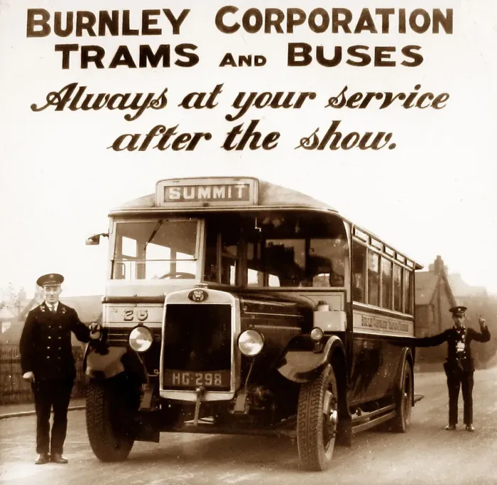 Framed Print : Burnley Cinema bus advertisement probably 1940s Framed Print : Burnley Cinema bus advertisement probably 1940s