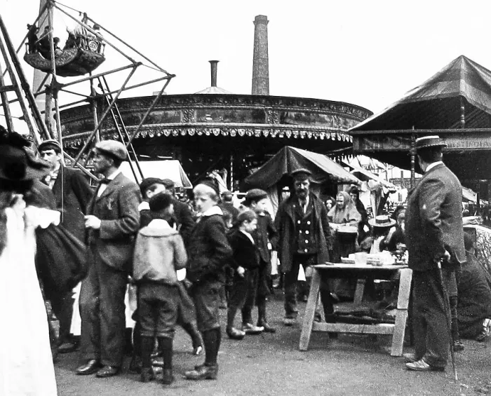 Framed Print : Burnley Fair in 1899 Framed Print : Burnley Fair in 1899