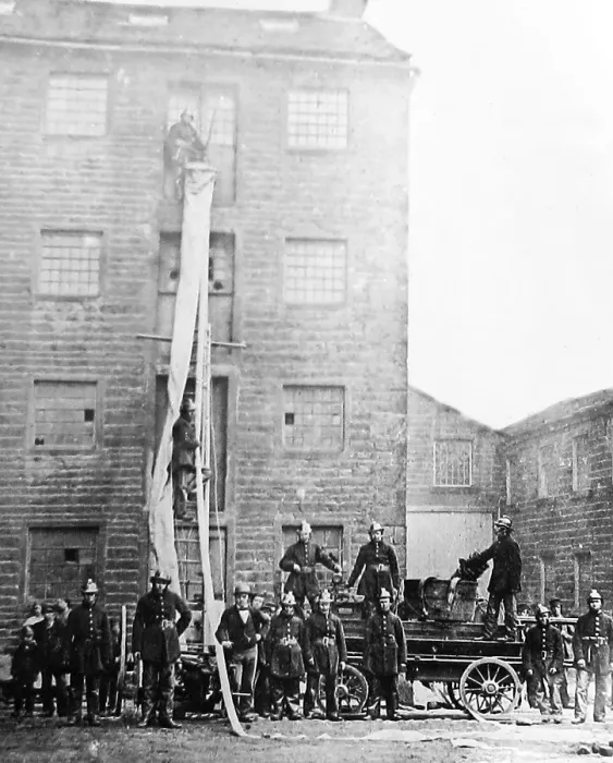 Framed Print : Burnley Fire Brigade early 1900s Framed Print : Burnley Fire Brigade early 1900s