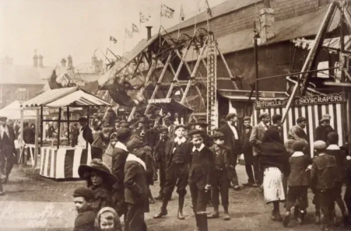 Framed Print : Burnley Town Fair 1906 Framed Print : Burnley Town Fair 1906