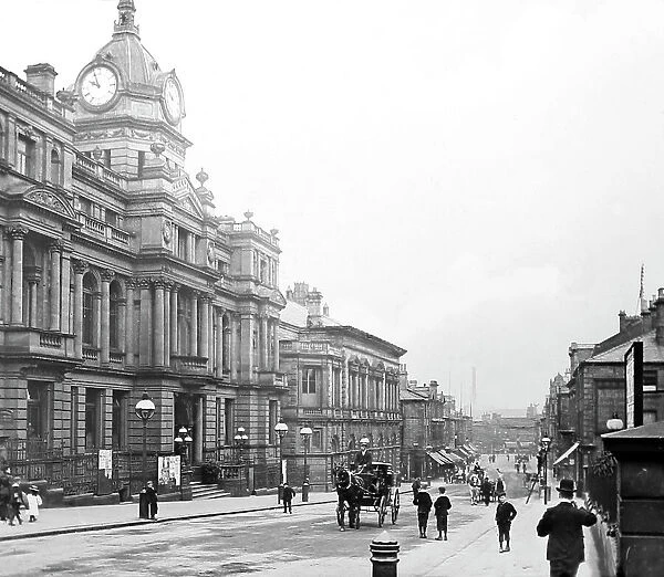 Burnley Town Hall, Victorian period