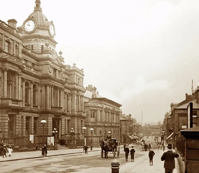 Framed Print : Burnley Town Hall, Victorian period