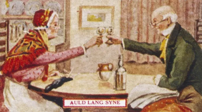 Framed Print : Burns / Auld Lang Syne Framed Print : Burns / Auld Lang Syne
