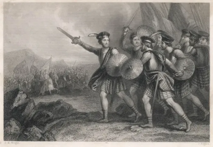 Framed Print : Burns / Bannockburn March Framed Print : Burns / Bannockburn March