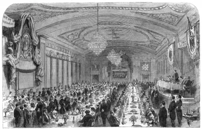 Framed Print : Burns Banquet at Montreal Framed Print : Burns Banquet at Montreal