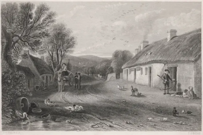 Framed Print : Burns Cottage in Ayr Framed Print : Burns Cottage in Ayr
