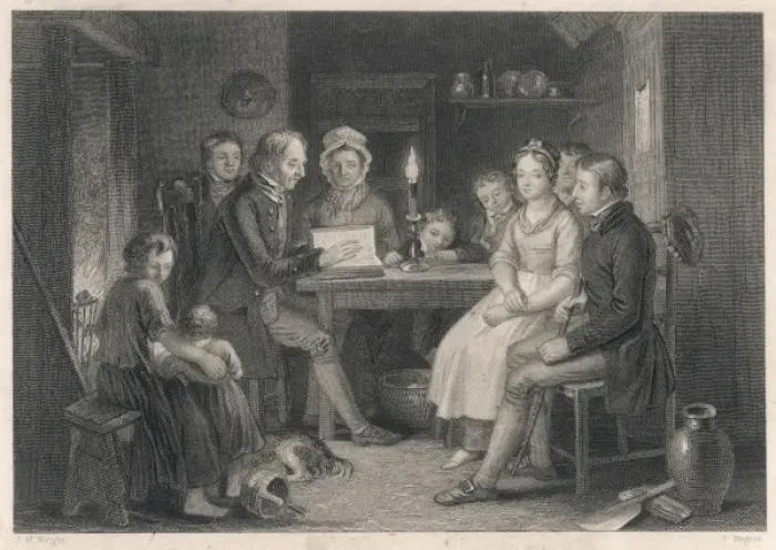 Framed Print : Burns / Cotters Saturday Framed Print : Burns / Cotters Saturday