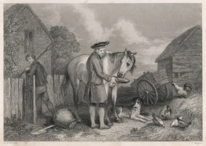 Framed Print : Burns / Farmers Address Framed Print : Burns / Farmers Address