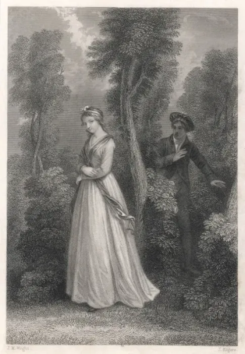 Framed Print : Burns / Lass O Ballochmyl Framed Print : Burns / Lass O Ballochmyl