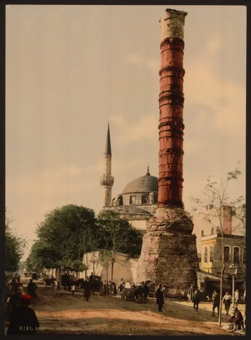 Framed Print : The burnt column, Constantinople, Turkey Framed Print : The burnt column, Constantinople, Turkey