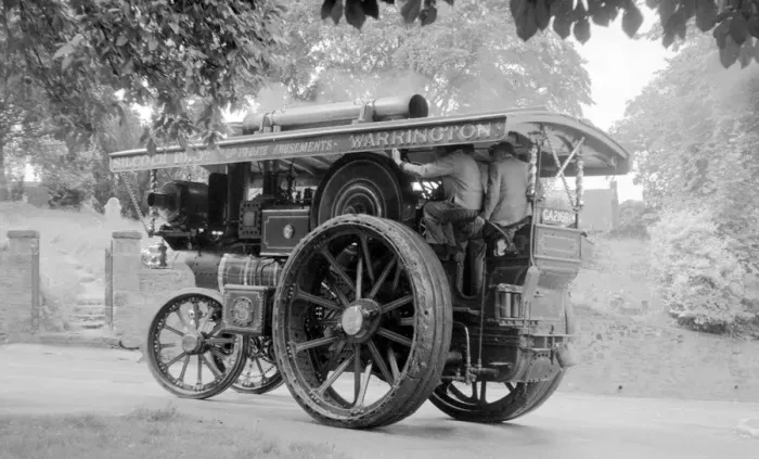 Framed Print : Burrell Showmans Road Locomotive The Bailie GA 2168