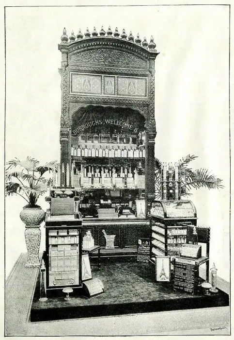 Framed Print : Burroughs, Wellcome & Co, Chemists, Paris Exhibition of 1889 Framed Print : Burroughs, Wellcome & Co, Chemists, Paris Exhibition of 1889