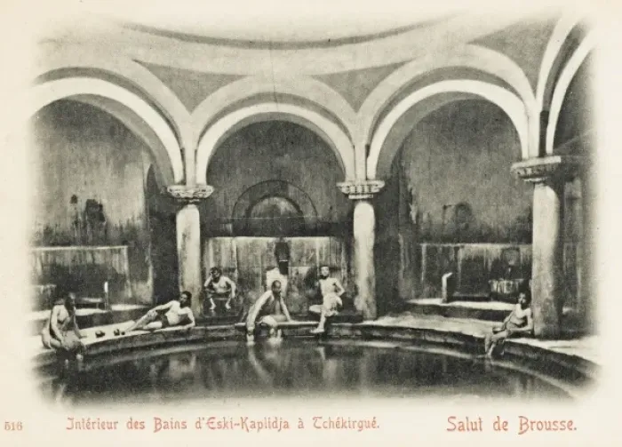 Framed Print : Bursa - Turkey - Interior of the Baths Framed Print : Bursa - Turkey - Interior of the Baths