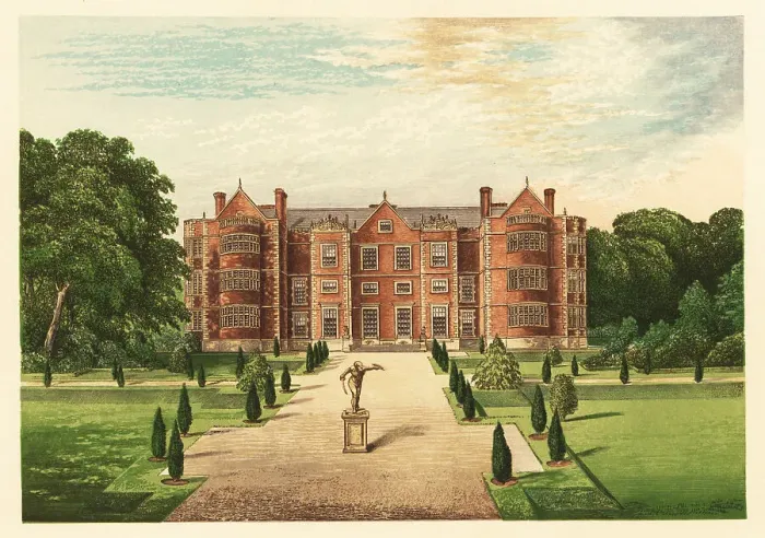Framed Print : Burton-Agnes Hall, Yorkshire, England Framed Print : Burton-Agnes Hall, Yorkshire, England
