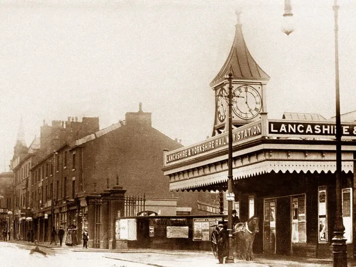 Framed Print : Bury Bolton Street Railway Station early 1900s Framed Print : Bury Bolton Street Railway Station early 1900s