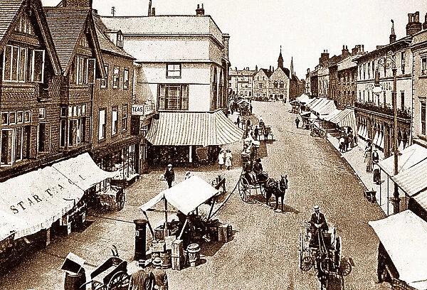 Bury St. Edmunds Butter Market early 1900s