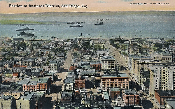 Business District, San Diego, California, USA