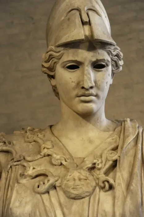 Framed Print : Bust of Athena. Roman sculpture after original of about 420 Framed Print : Bust of Athena. Roman sculpture after original of about 420