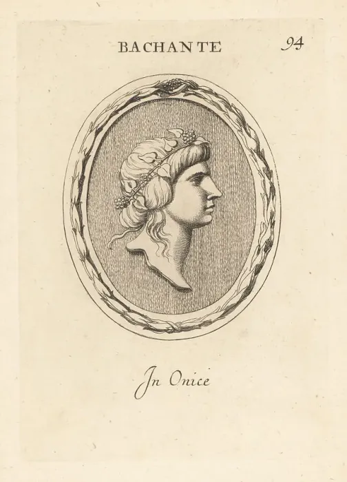 Framed Print : Bust of a Bacchante wearing a band of ivy leaves in her hair Framed Print : Bust of a Bacchante wearing a band of ivy leaves in her hair