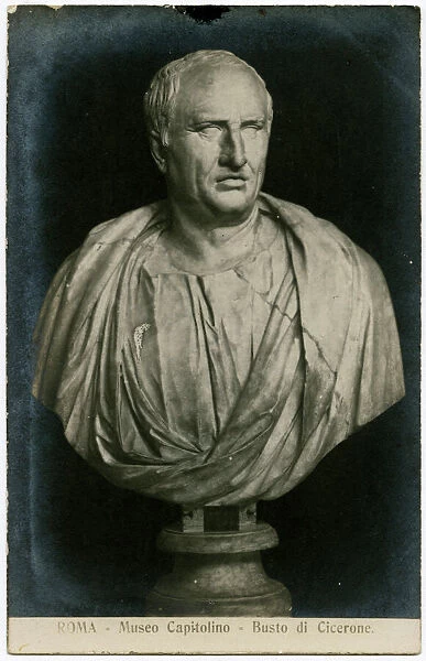 Bust of Cicero. Bust of Marcus Tullius Cicero 