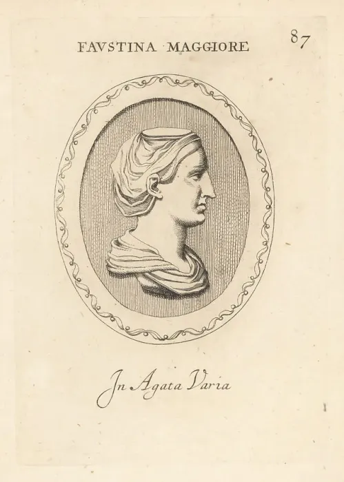 Framed Print : Bust of Faustina Major, Roman Empress Framed Print : Bust of Faustina Major, Roman Empress
