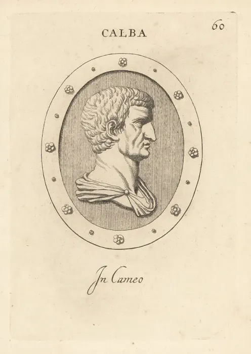 Framed Print : Bust of Galba, Roman Emperor Framed Print : Bust of Galba, Roman Emperor