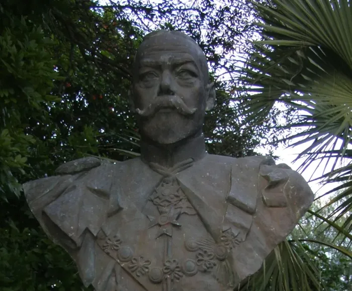 Framed Print : Bust of George V, San Anton Gardens, Malta Framed Print : Bust of George V, San Anton Gardens, Malta