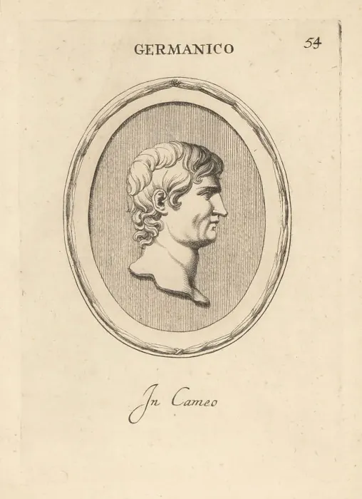 Framed Print : Bust of Germanicus Julius Caesar, Roman general Framed Print : Bust of Germanicus Julius Caesar, Roman general