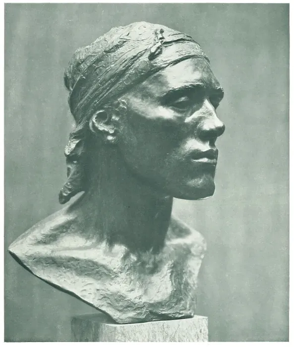 Framed Print : Bust, Head Of Spanish Peasant Framed Print : Bust, Head Of Spanish Peasant
