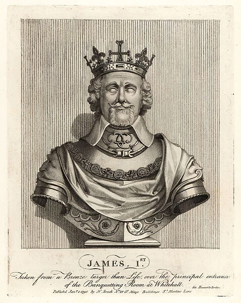 Bust of King James I of England