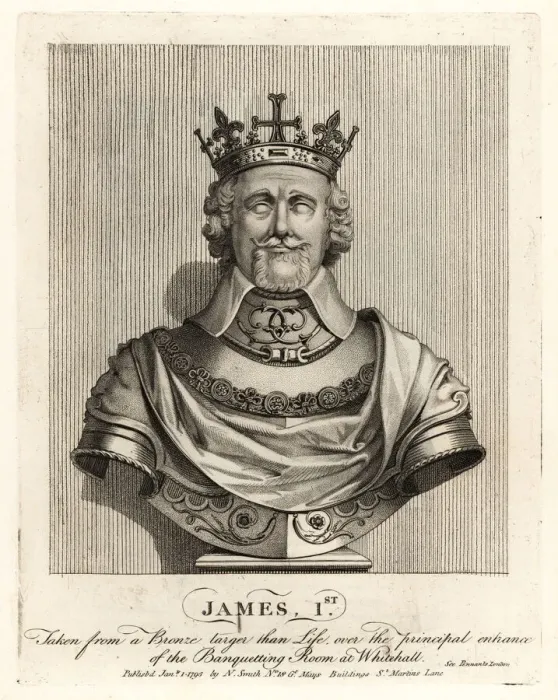Framed Print : Bust of King James I of England Framed Print : Bust of King James I of England
