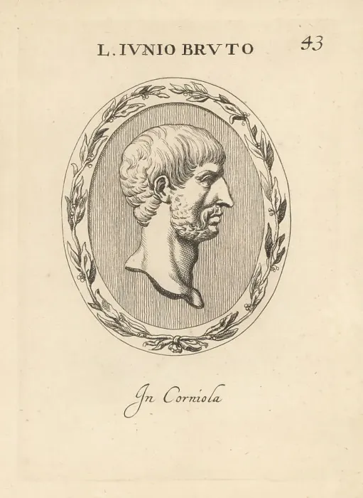 Framed Print : Bust of Lucius Junius Brutus, semi-legendary first Consul Framed Print : Bust of Lucius Junius Brutus, semi-legendary first Consul